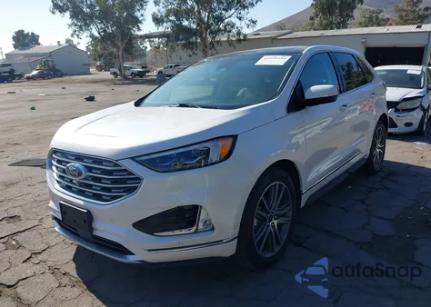 2019 Ford Edge Titanium z USA, uszkodzony, nr VIN 2FMPK3K91KBB09991